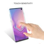 Wholesale Galaxy S10+ (Plus) Full Coverage PET Flexible Screen Protector - Case Friendly + Working Fingerprint (Clear)